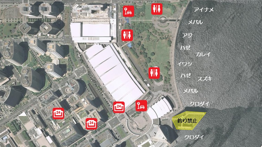 神奈川県横浜市 臨港パーク の海釣りガイド 釣れる魚 駐車場 トイレ 関東釣りwalker 神奈川県横浜市 臨港パーク の海釣りガイド 釣れる魚 駐車場 トイレ 関東釣りwalker