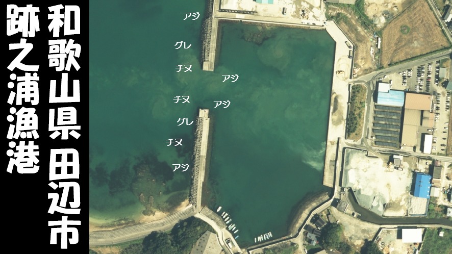 和歌山県田辺市 跡之浦漁港 の海釣りガイド 釣れる魚 駐車場 トイレ 和歌山釣りwalker