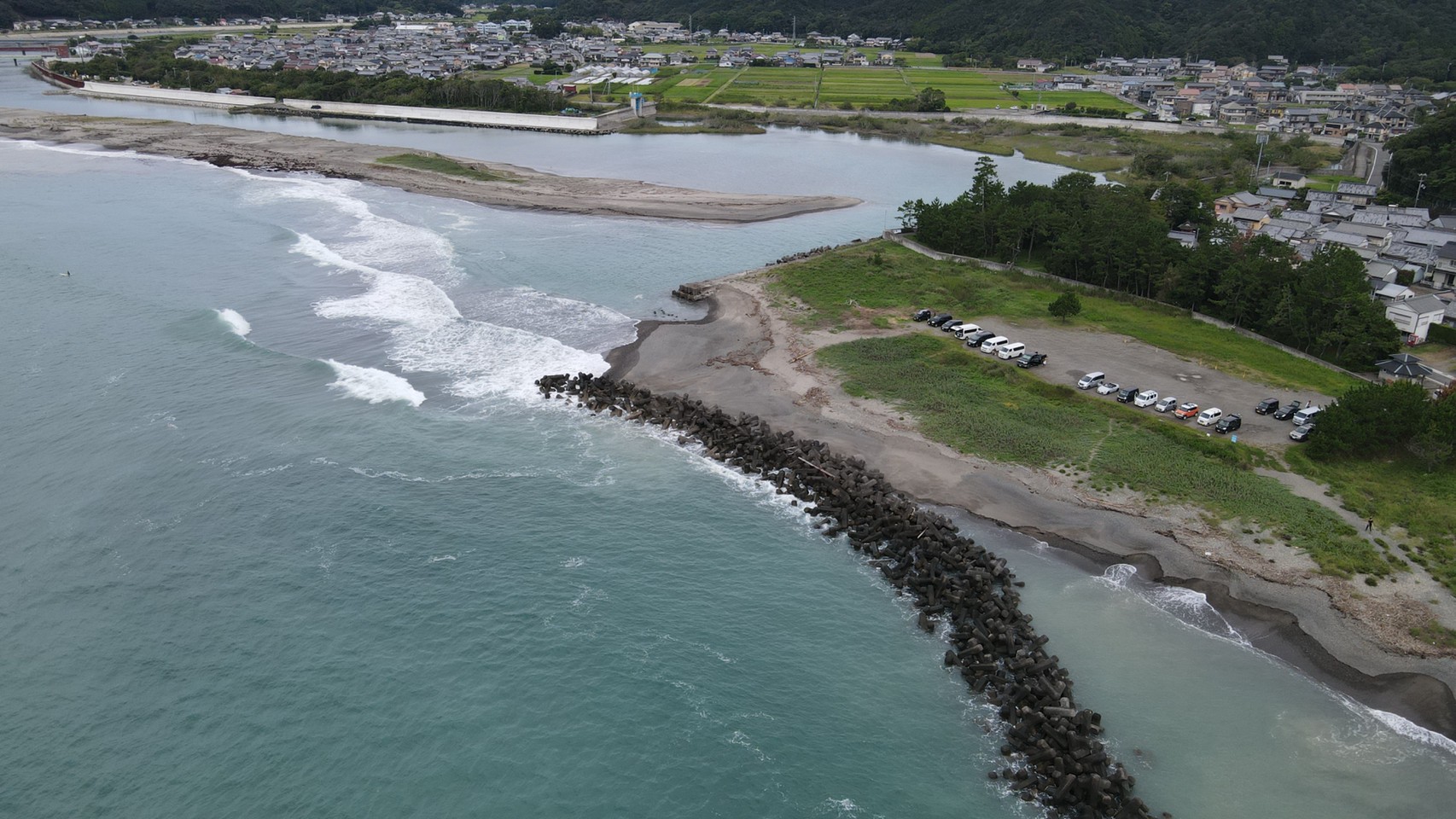 和歌山県那智勝浦町 太田川河口 天満天神社付近 の海釣りガイド 釣れる魚 駐車場 トイレ 和歌山釣りwalker