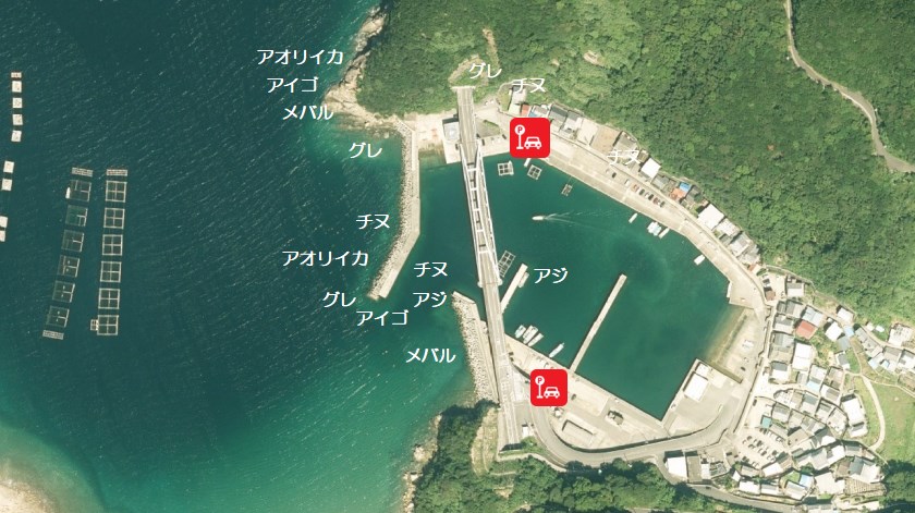 【和歌山県由良町】『戸津井魚港：とついぎょこう』の海釣りガイド（釣れる魚・駐車場