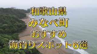 和歌山県「みなべ町」おすすめ海釣りスポット6選
