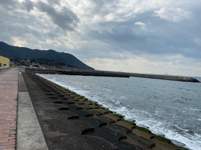 『宇津江漁港・海水浴場』の釣り場ガイド（駐車場・トイレ・釣れる魚）