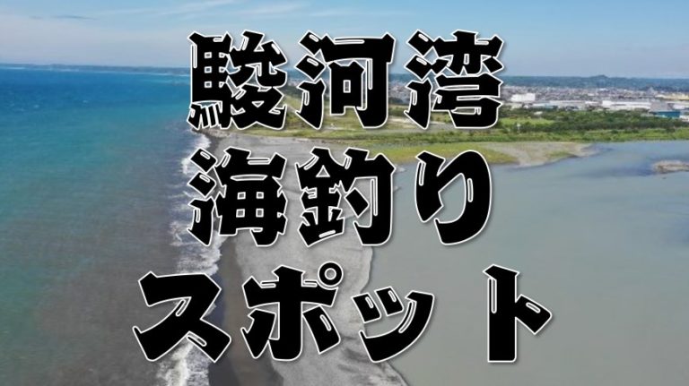 『静岡駿河湾エリア：御前崎～沼津市』おすすめ海釣り32スポットまとめ【永久保存版】