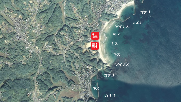 【三重県志摩市】『いちご浜』の海釣りガイド（釣れる魚・駐車場・トイレ）